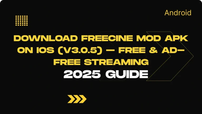 Freecine MOD APK on iOS
